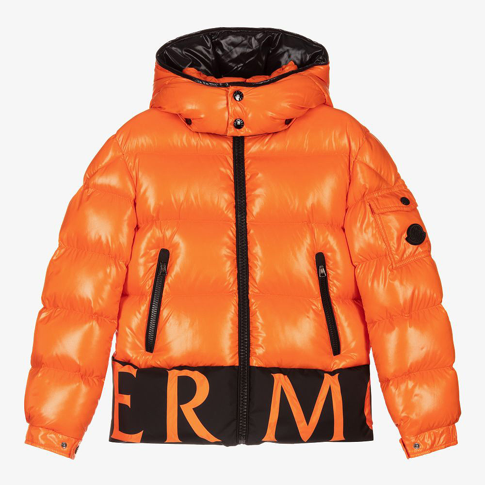 【レンタル】【KIDS】MONCLER Orange Down Padded Jacket(サイズ:8歳)